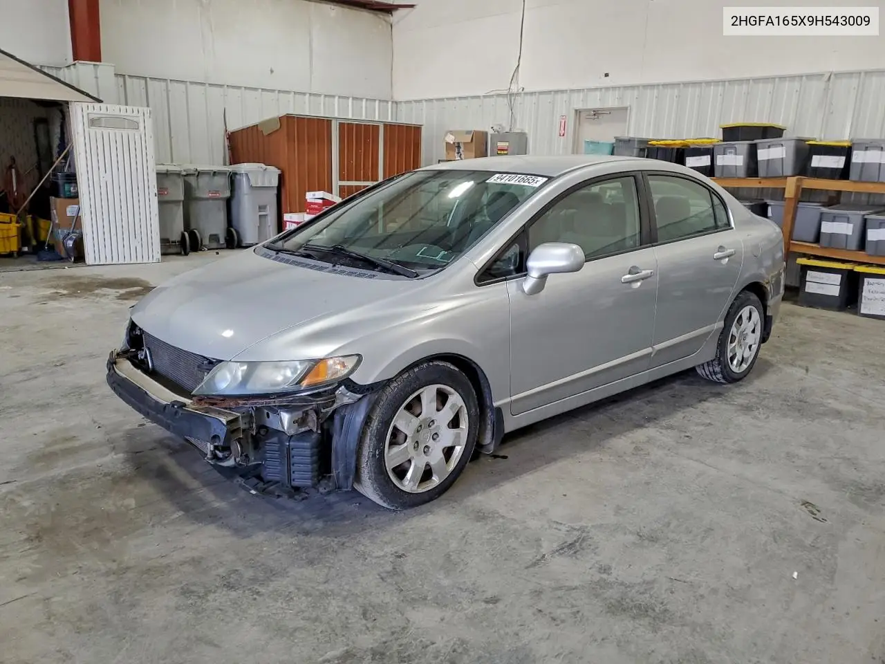 2HGFA165X9H543009 2009 Honda Civic Lx