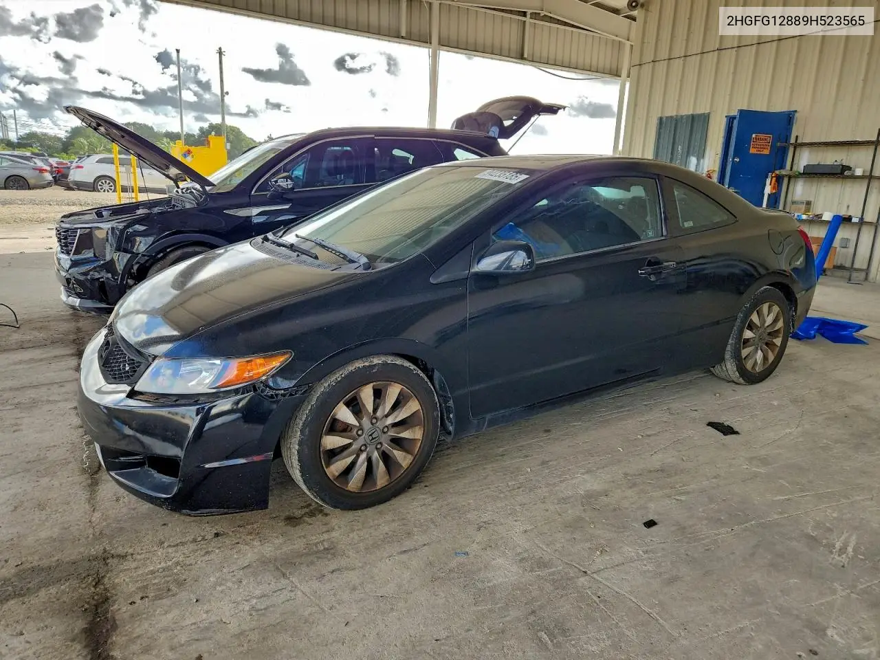 2HGFG12889H523565 2009 Honda Civic Ex