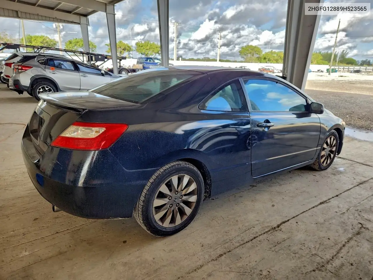 2HGFG12889H523565 2009 Honda Civic Ex