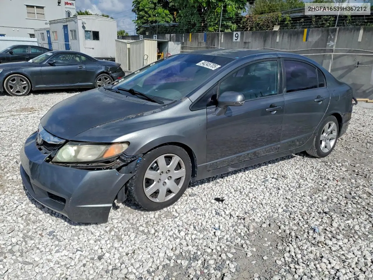 2HGFA16539H367212 2009 Honda Civic Lx