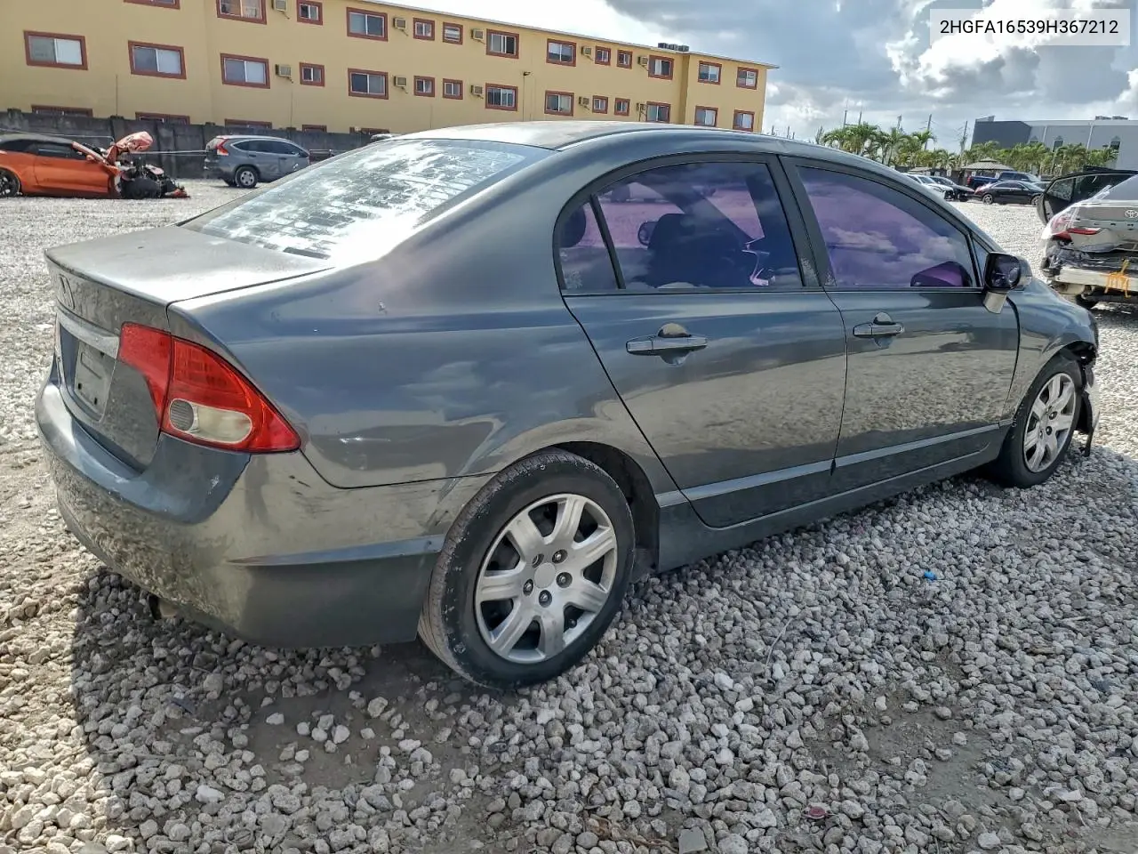 2HGFA16539H367212 2009 Honda Civic Lx