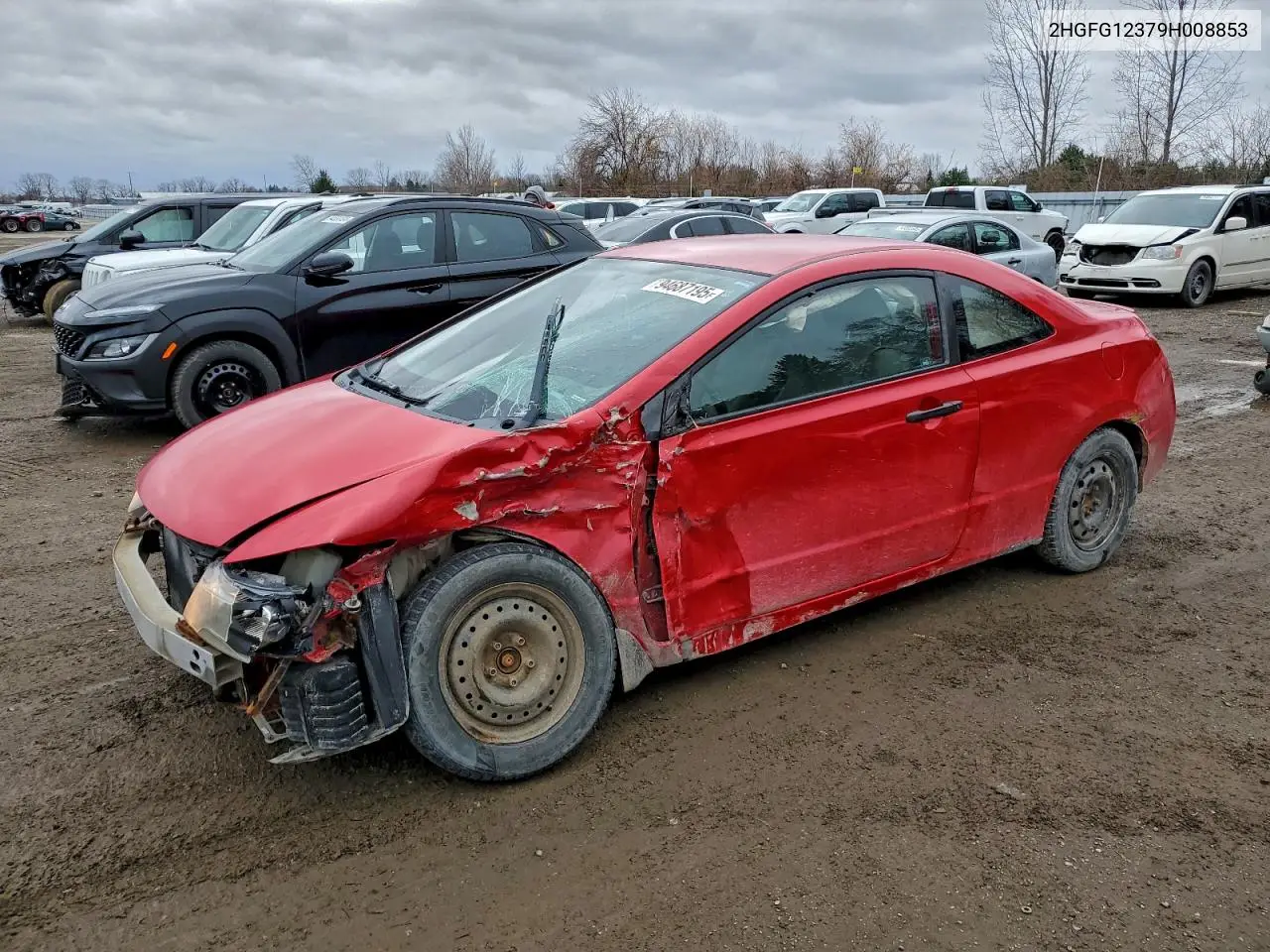 2HGFG12379H008853 2009 Honda Civic Dx-G