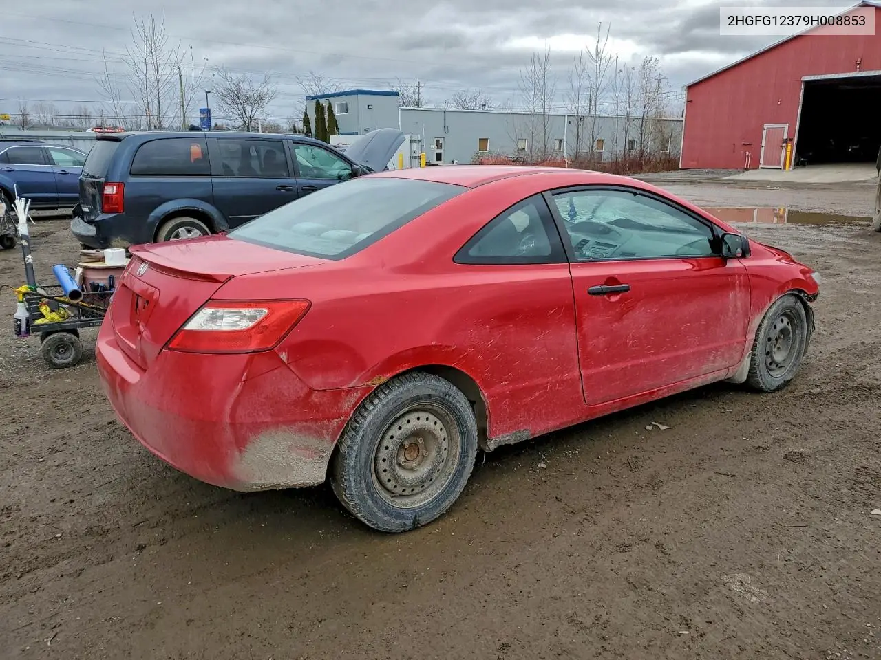 2HGFG12379H008853 2009 Honda Civic Dx-G
