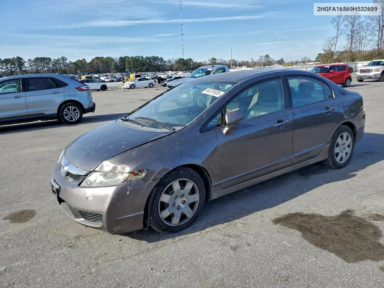 2HGFA16569H532699 2009 Honda Civic Lx