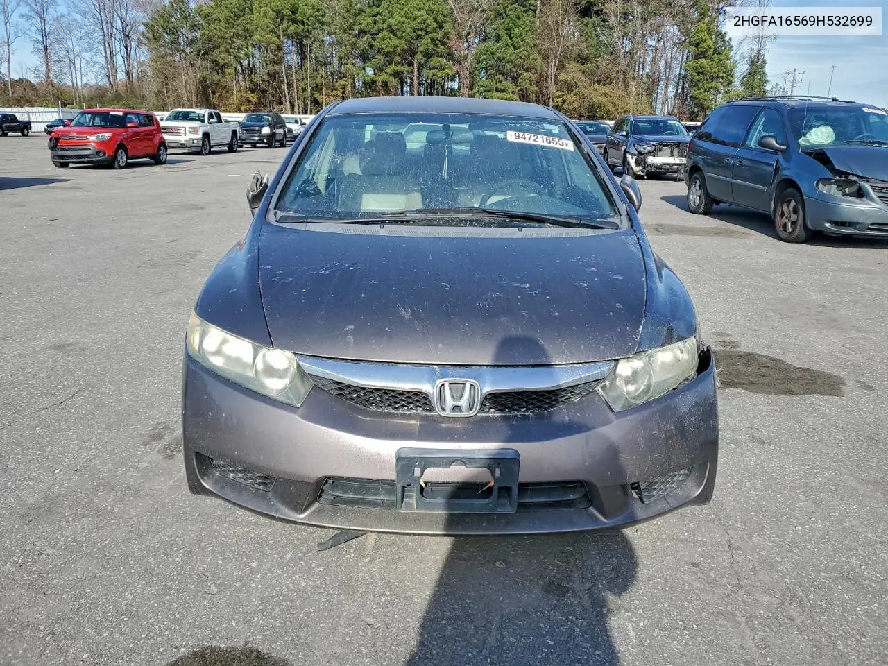 2HGFA16569H532699 2009 Honda Civic Lx