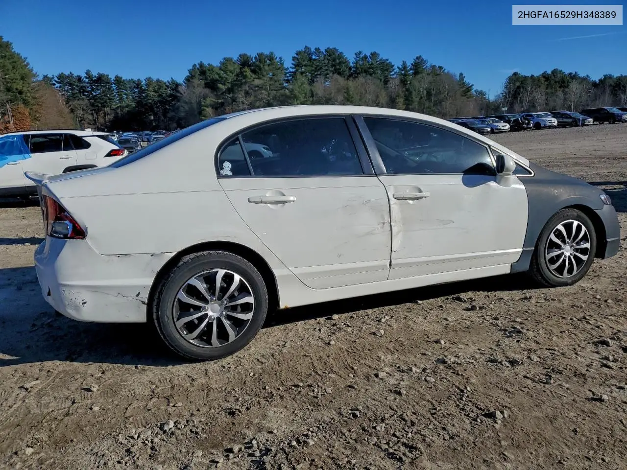 2HGFA16529H348389 2009 Honda Civic Lx