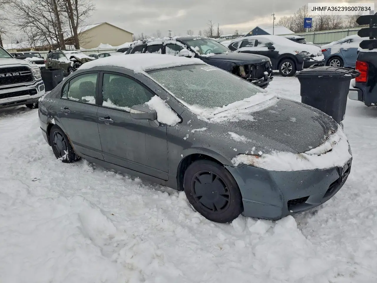 JHMFA36239S007834 2009 Honda Civic Hybrid