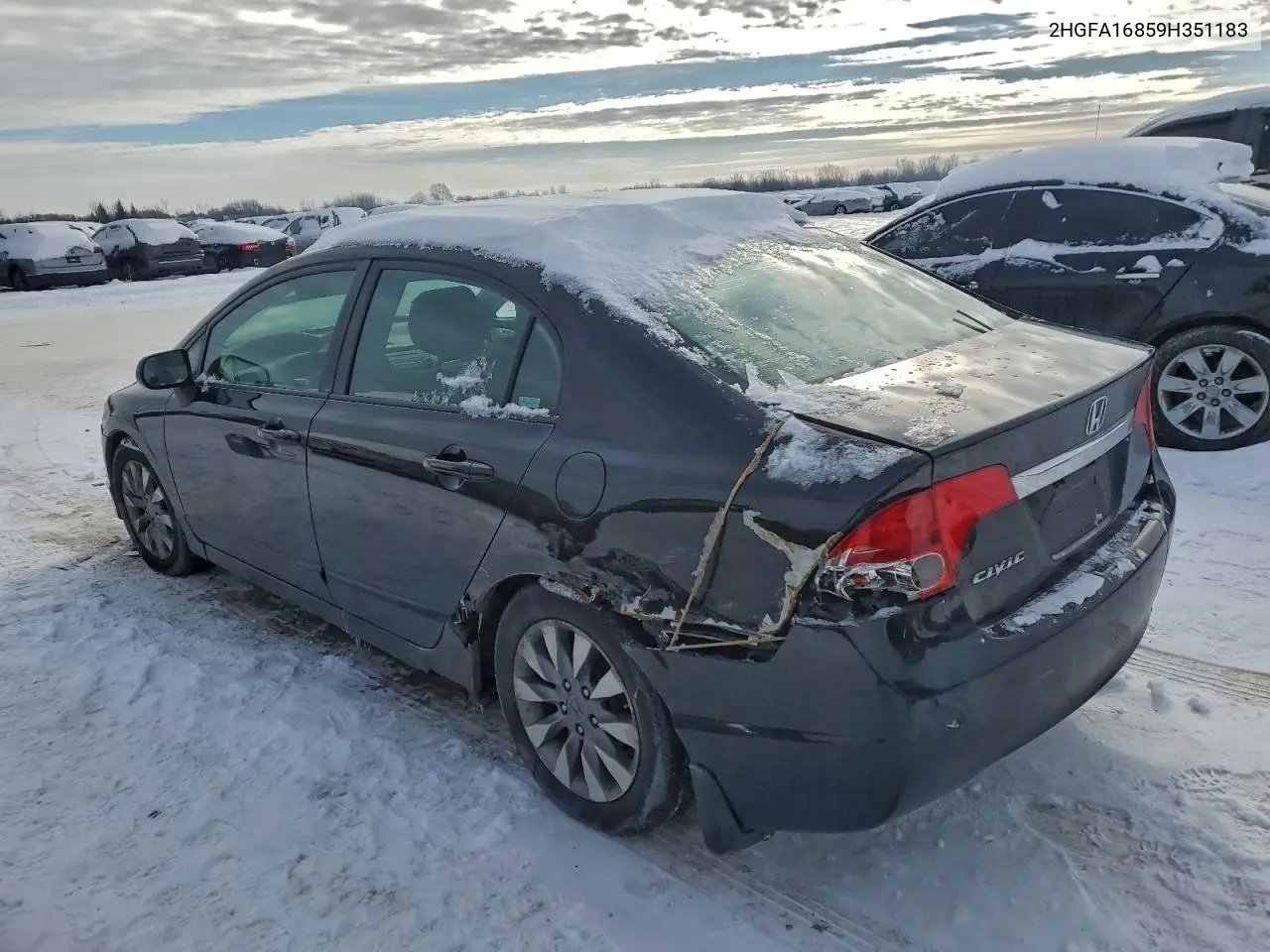 2HGFA16859H351183 2009 Honda Civic Ex