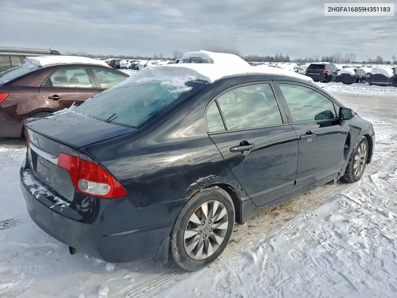 2HGFA16859H351183 2009 Honda Civic Ex