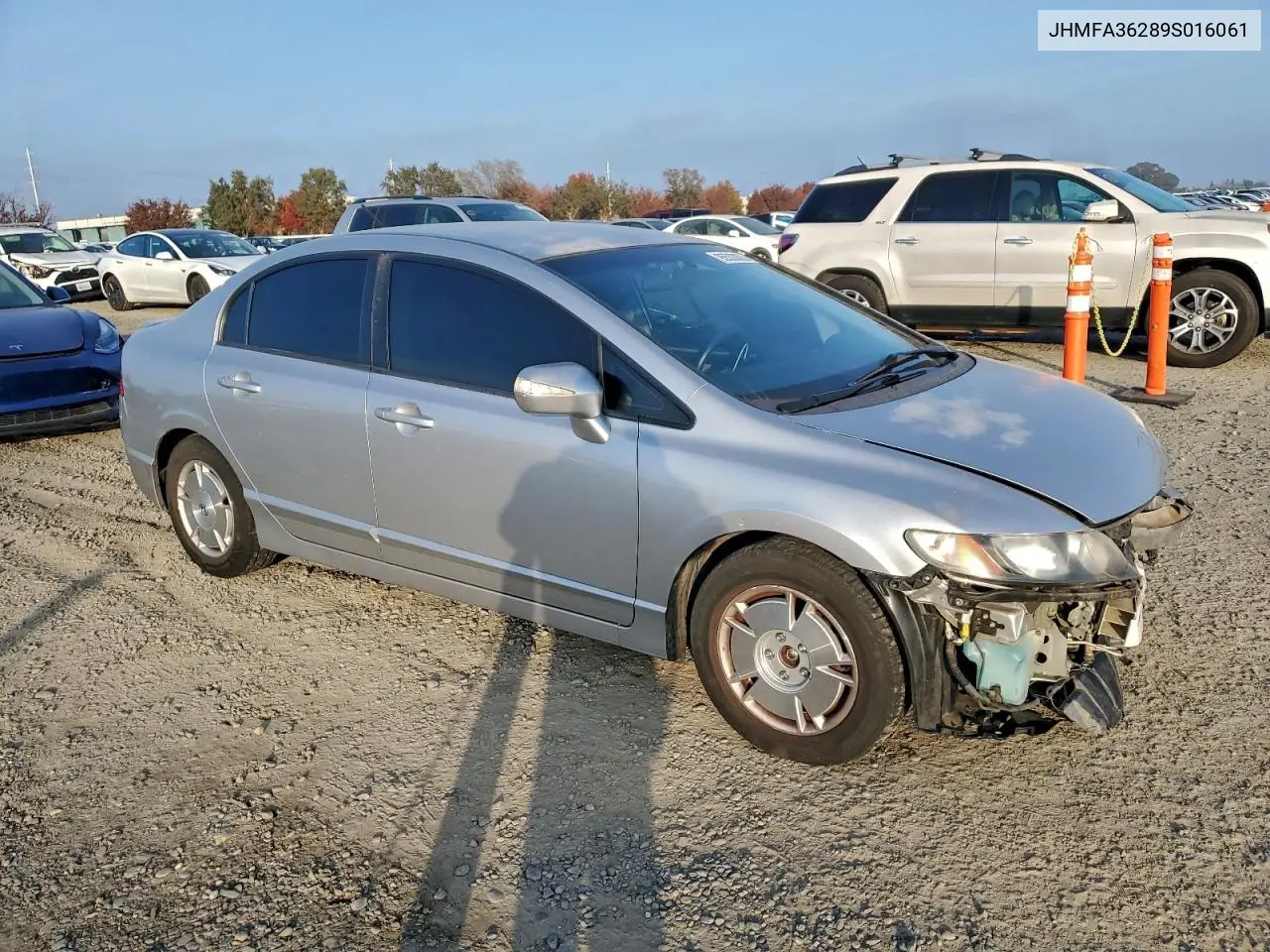 JHMFA36289S016061 2009 Honda Civic Hybrid