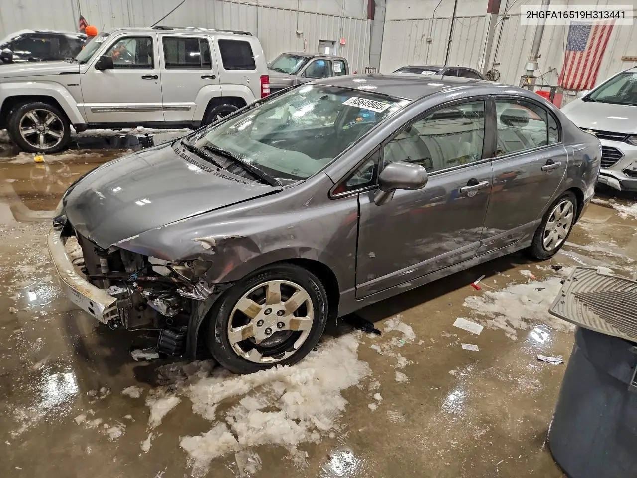 2HGFA16519H313441 2009 Honda Civic Lx