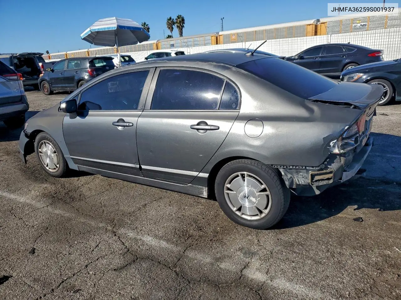 JHMFA36259S001937 2009 Honda Civic Hybrid