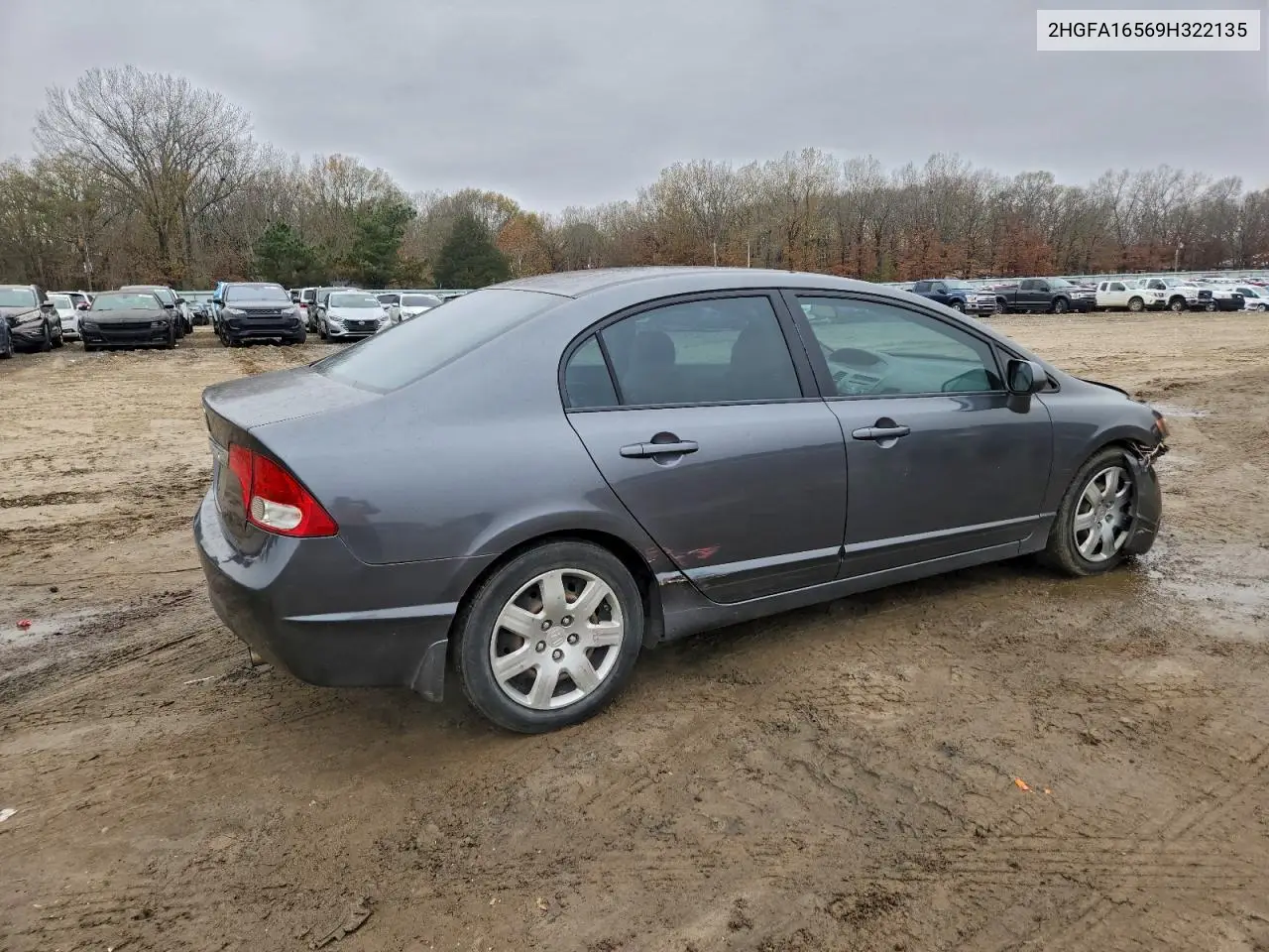 2HGFA16569H322135 2009 Honda Civic Lx
