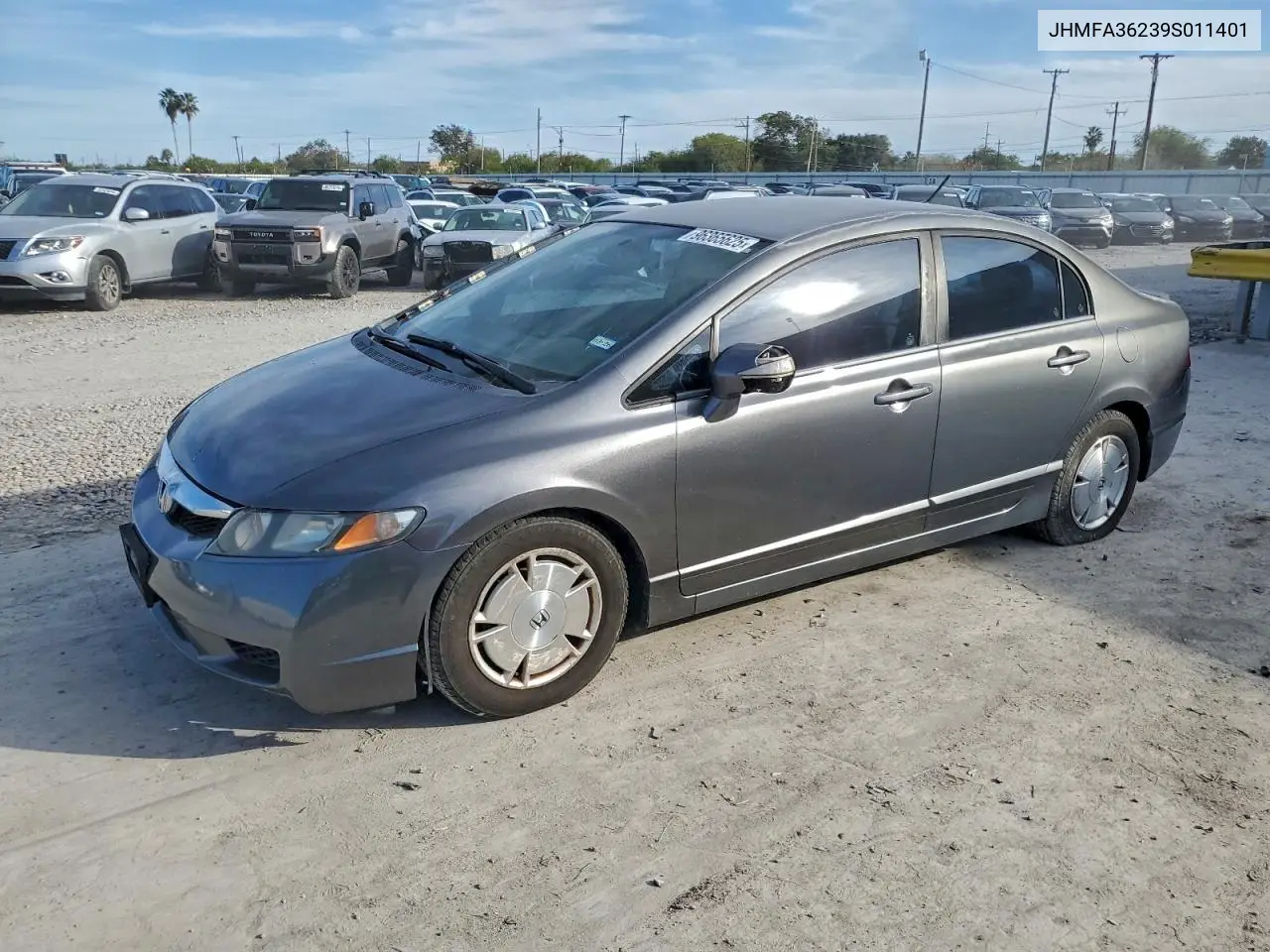 JHMFA36239S011401 2009 Honda Civic Hybrid