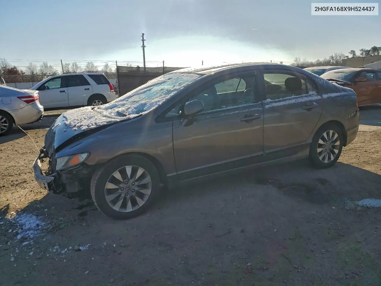 2HGFA168X9H524437 2009 Honda Civic Ex