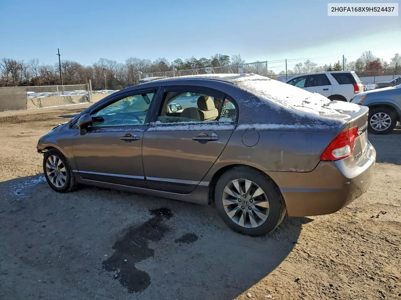 2HGFA168X9H524437 2009 Honda Civic Ex