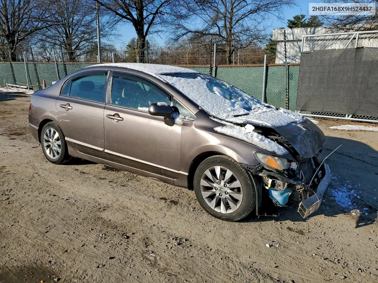 2HGFA168X9H524437 2009 Honda Civic Ex