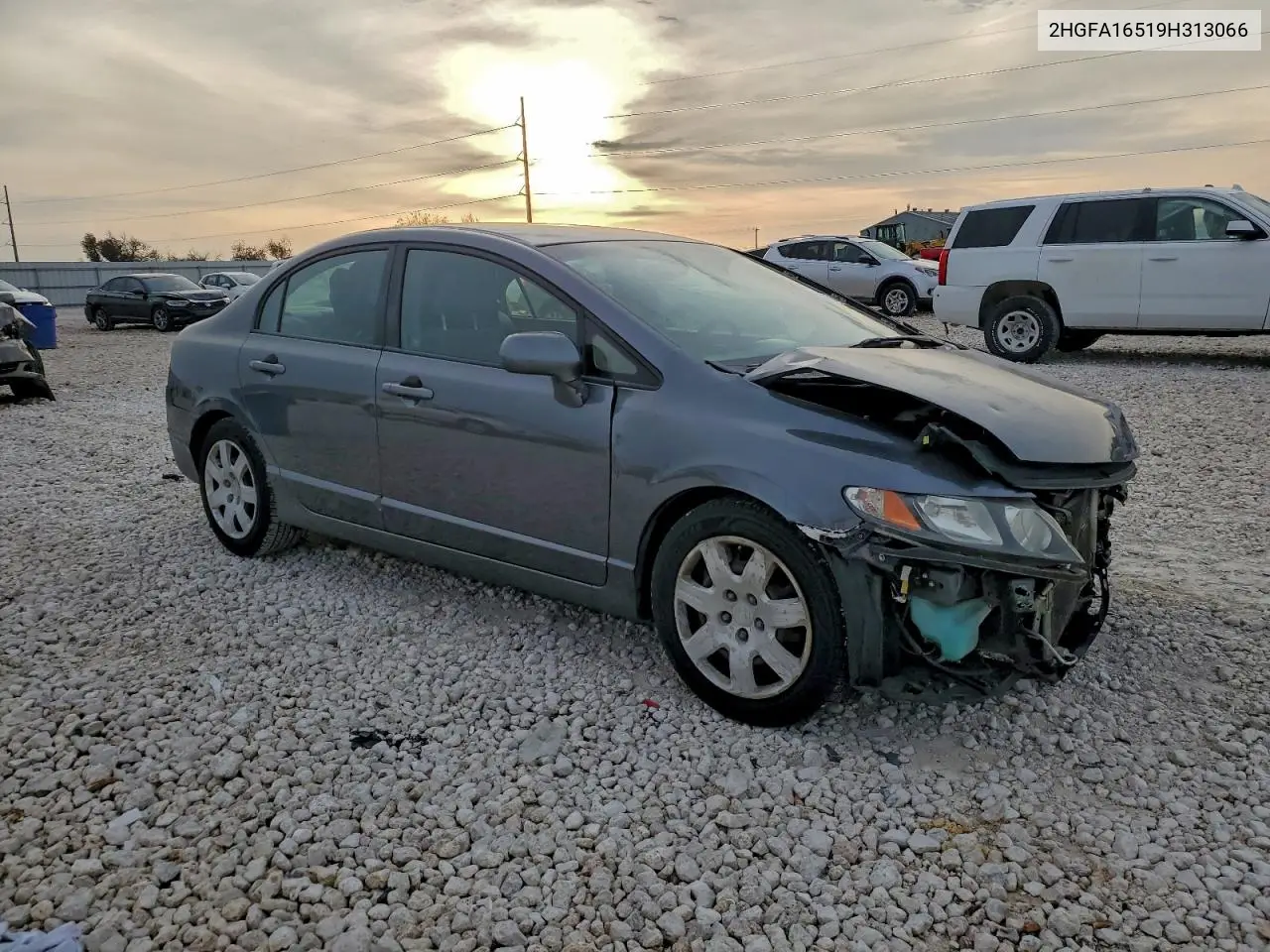 2HGFA16519H313066 2009 Honda Civic Lx