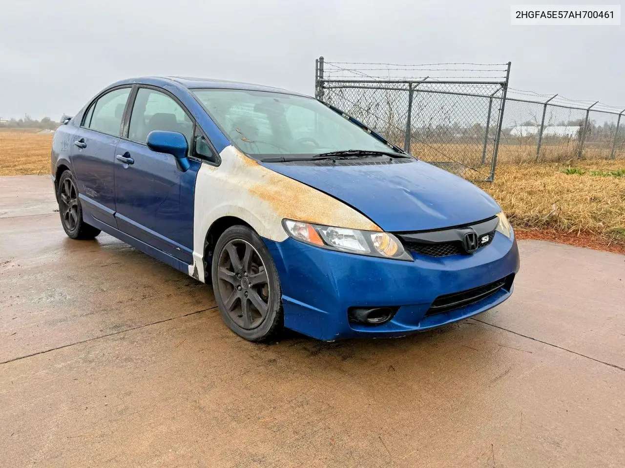 2HGFA5E57AH700461 2010 Honda Civic Si