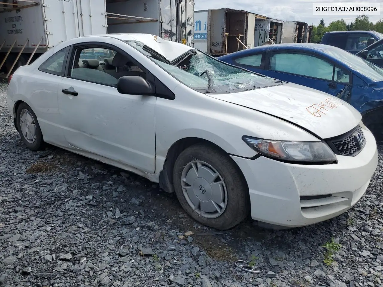 2HGFG1A37AH008096 2010 Honda Civic Dx-G