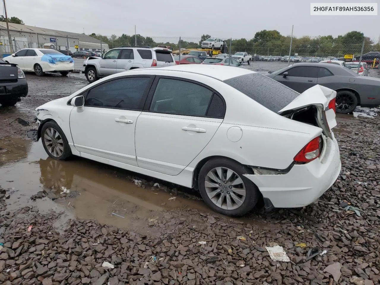 2HGFA1F89AH536356 2010 Honda Civic Ex