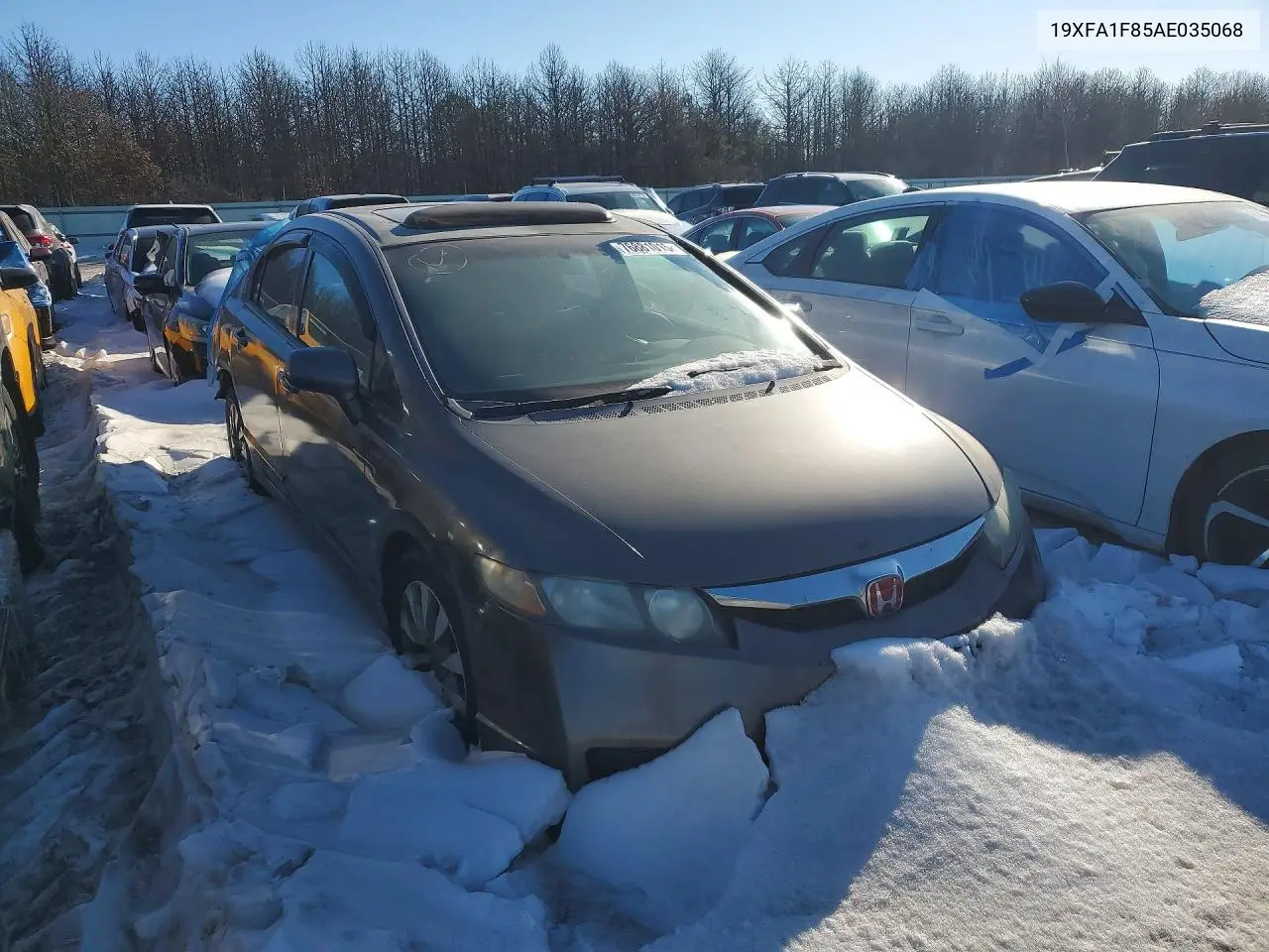19XFA1F85AE035068 2010 Honda Civic Ex