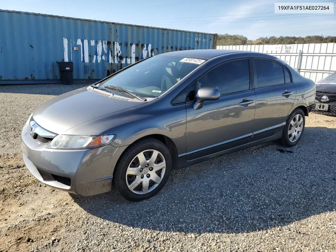 19XFA1F51AE027264 2010 Honda Civic Lx