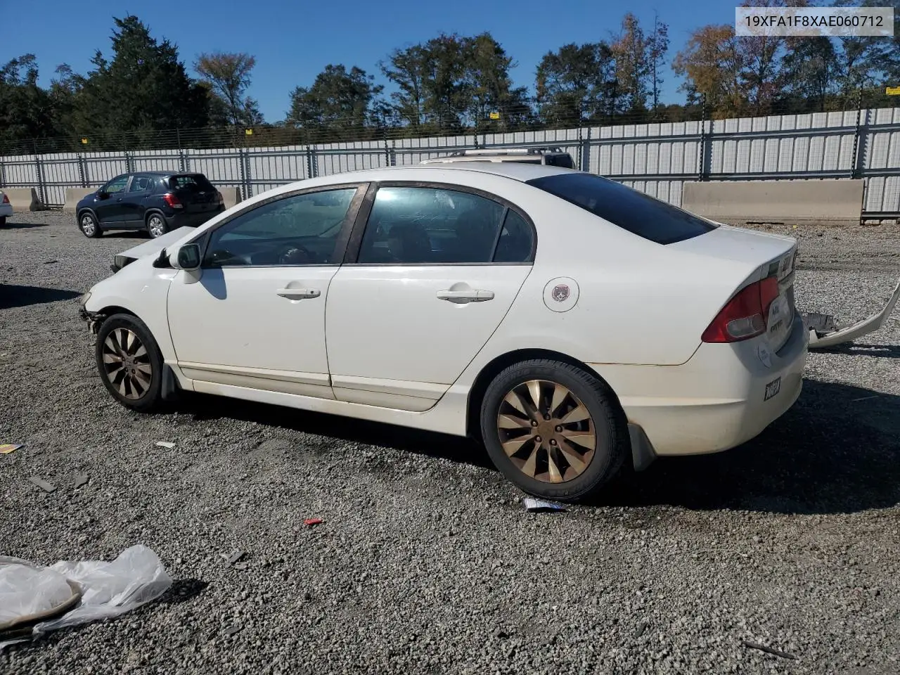 19XFA1F8XAE060712 2010 Honda Civic Ex