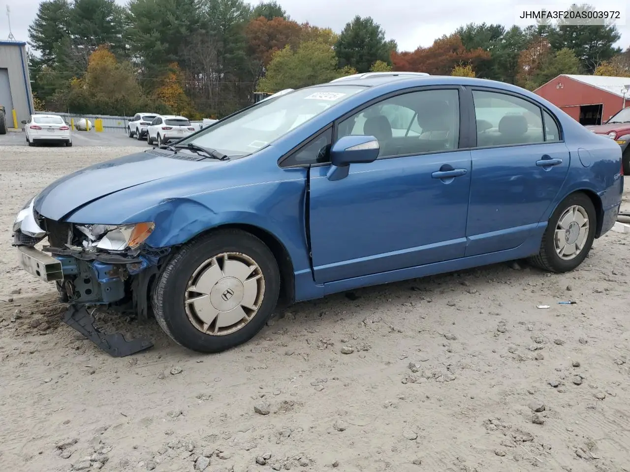 JHMFA3F20AS003972 2010 Honda Civic Hybrid