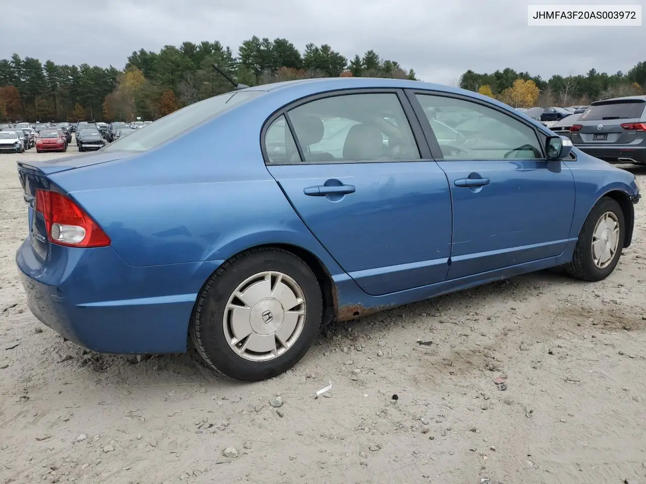 JHMFA3F20AS003972 2010 Honda Civic Hybrid
