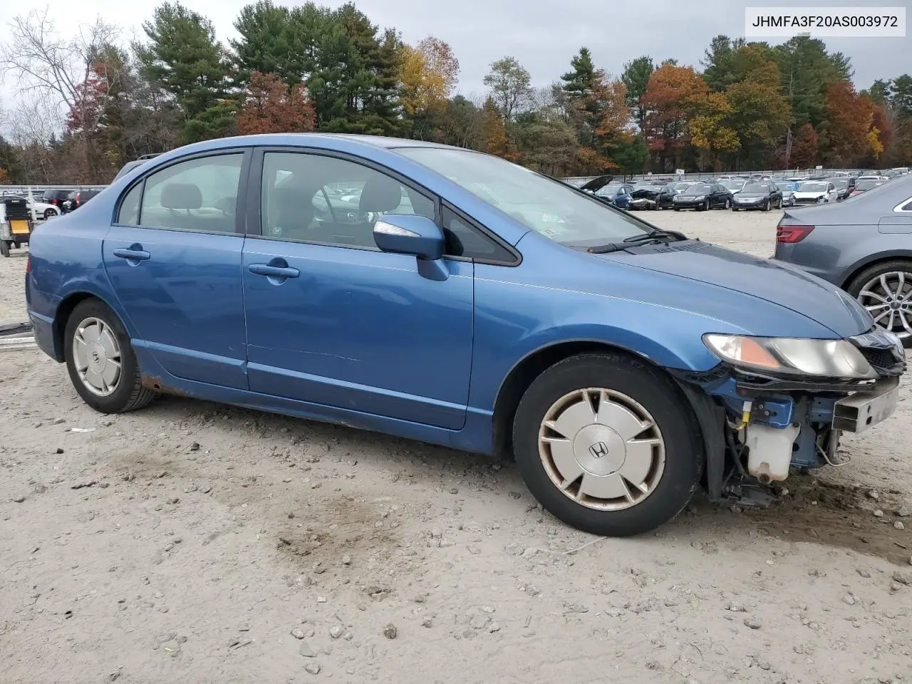 JHMFA3F20AS003972 2010 Honda Civic Hybrid