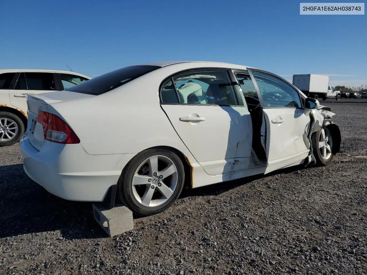 2HGFA1E62AH038743 2010 Honda Civic Lx-S