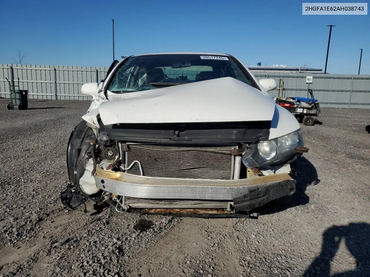2HGFA1E62AH038743 2010 Honda Civic Lx-S