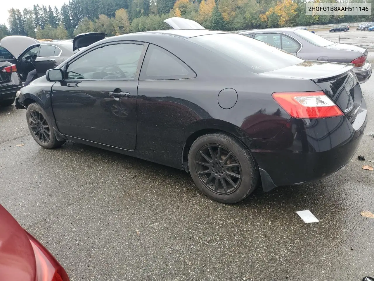 2HGFG1B8XAH511146 2010 Honda Civic Ex