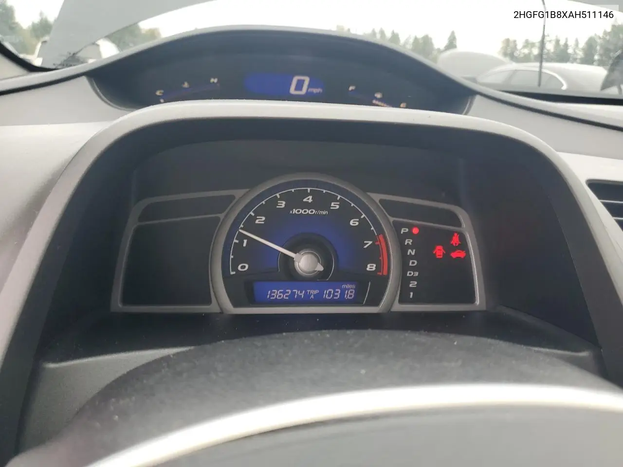 2HGFG1B8XAH511146 2010 Honda Civic Ex