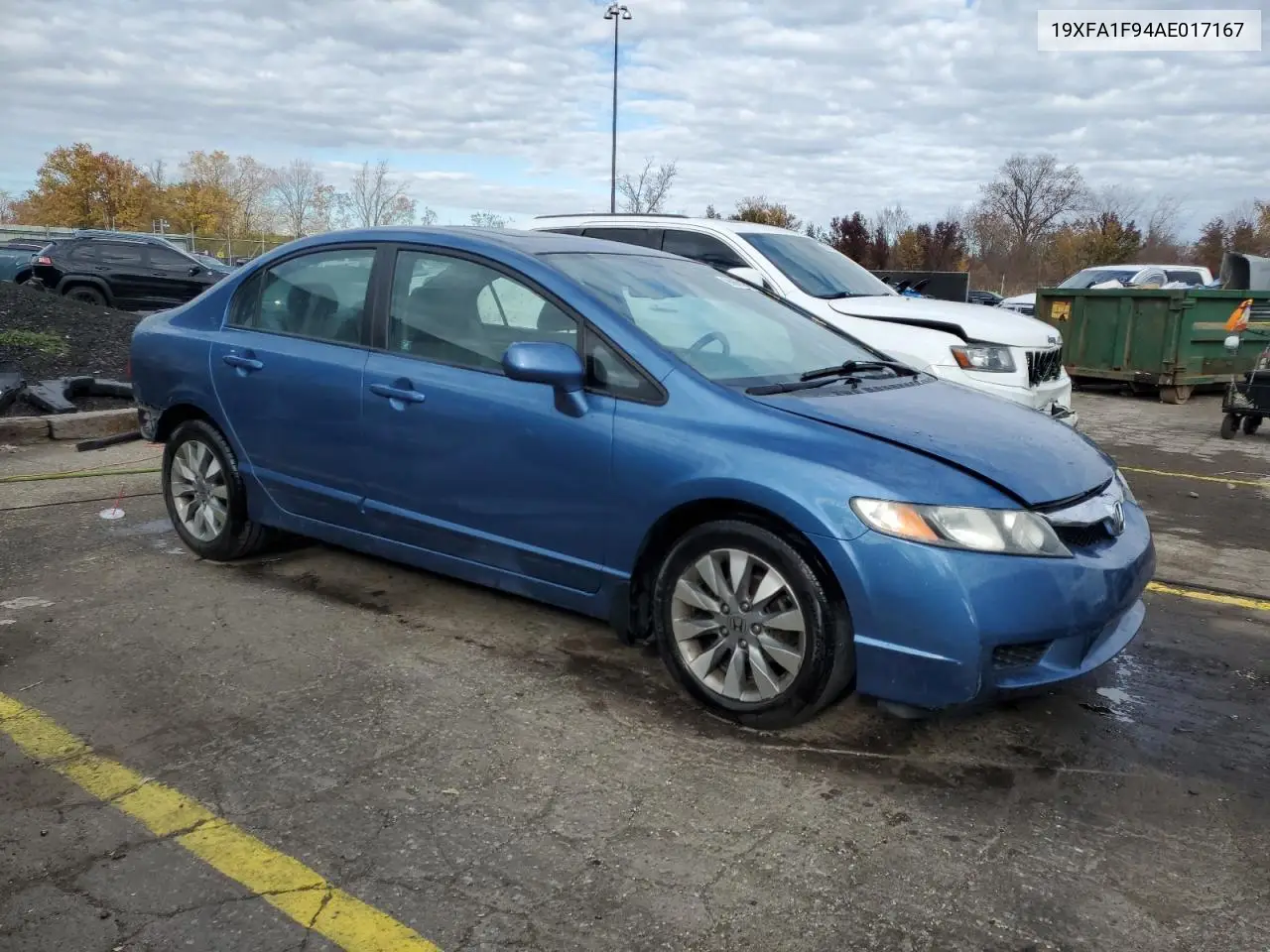 19XFA1F94AE017167 2010 Honda Civic Exl