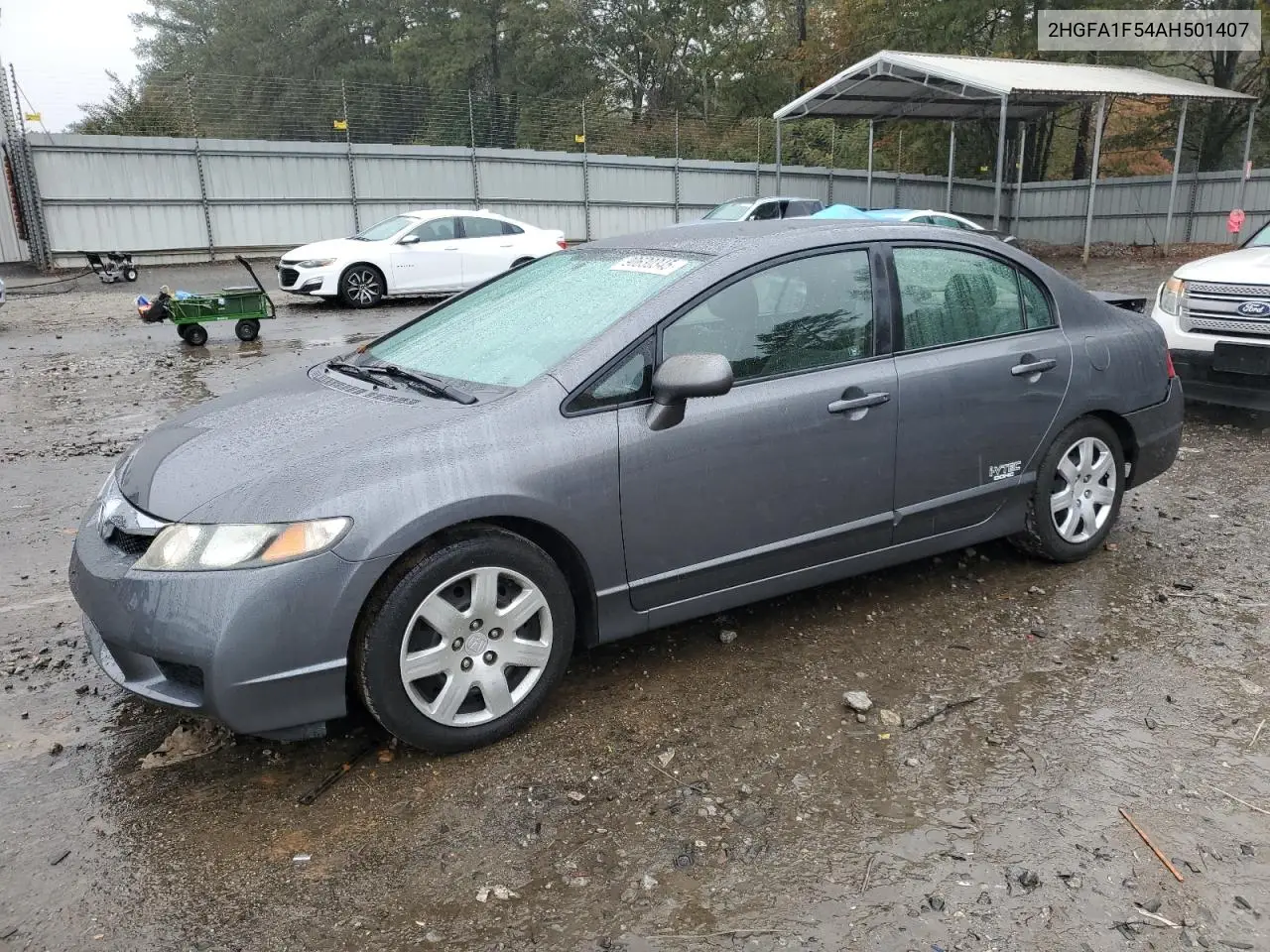 2HGFA1F54AH501407 2010 Honda Civic Lx