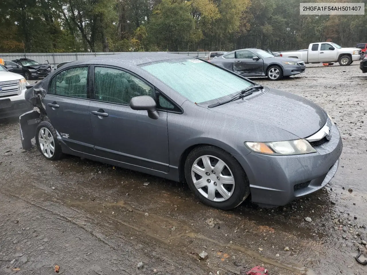 2HGFA1F54AH501407 2010 Honda Civic Lx