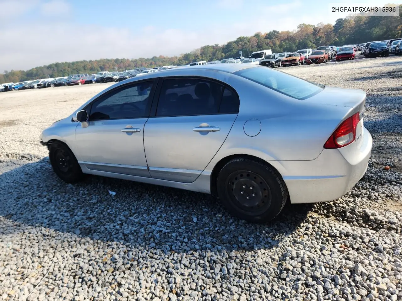 2HGFA1F5XAH315936 2010 Honda Civic Lx
