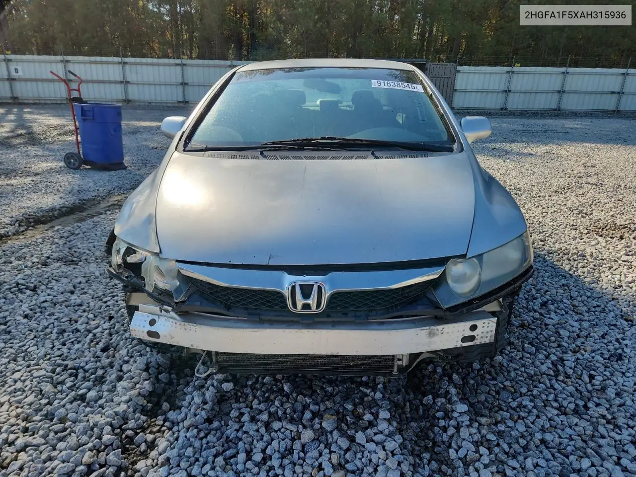 2HGFA1F5XAH315936 2010 Honda Civic Lx