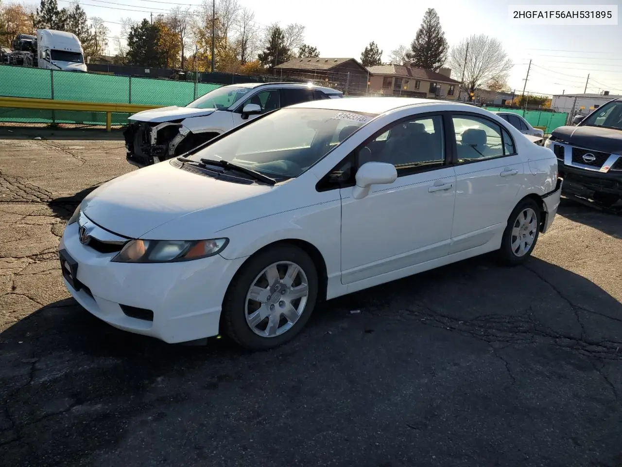 2HGFA1F56AH531895 2010 Honda Civic Lx