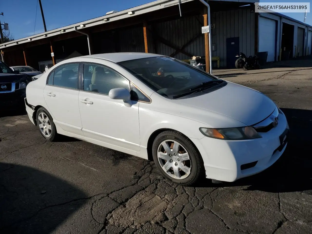 2HGFA1F56AH531895 2010 Honda Civic Lx