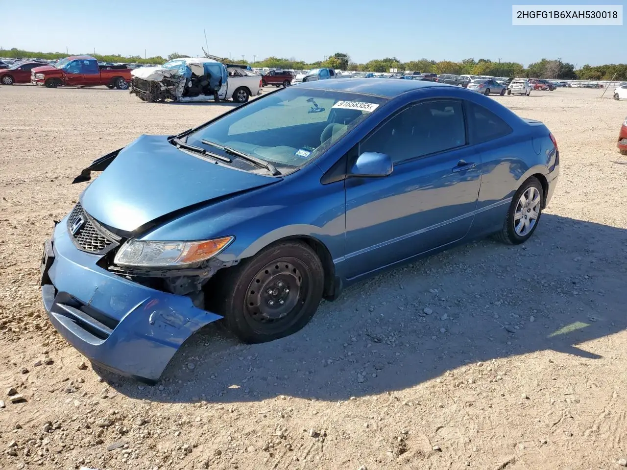 2HGFG1B6XAH530018 2010 Honda Civic Lx