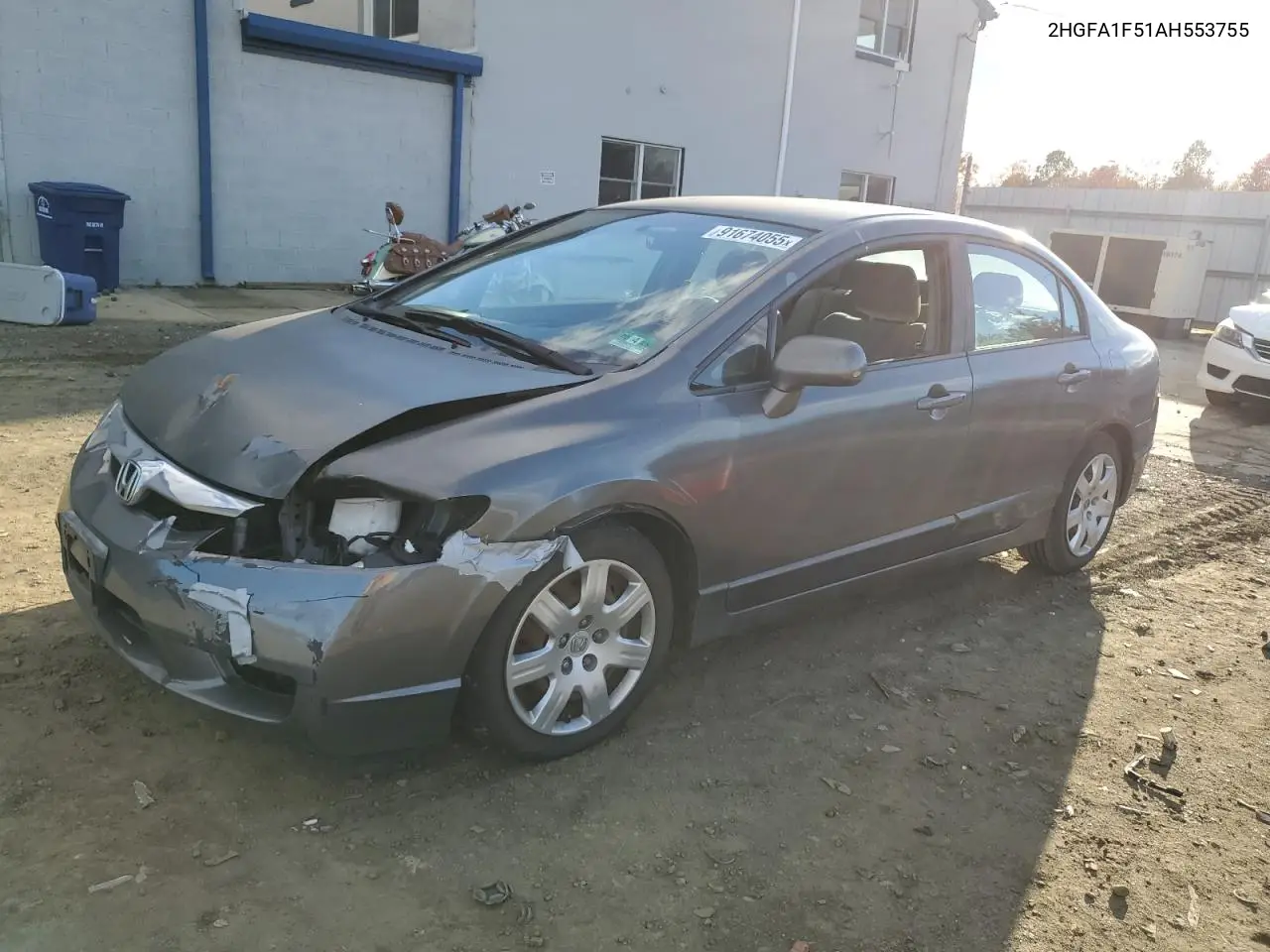2HGFA1F51AH553755 2010 Honda Civic Lx