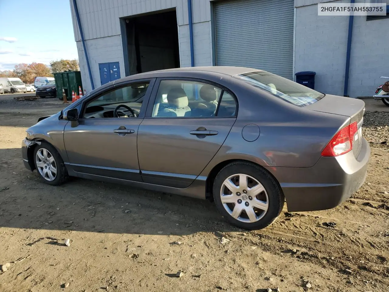 2HGFA1F51AH553755 2010 Honda Civic Lx
