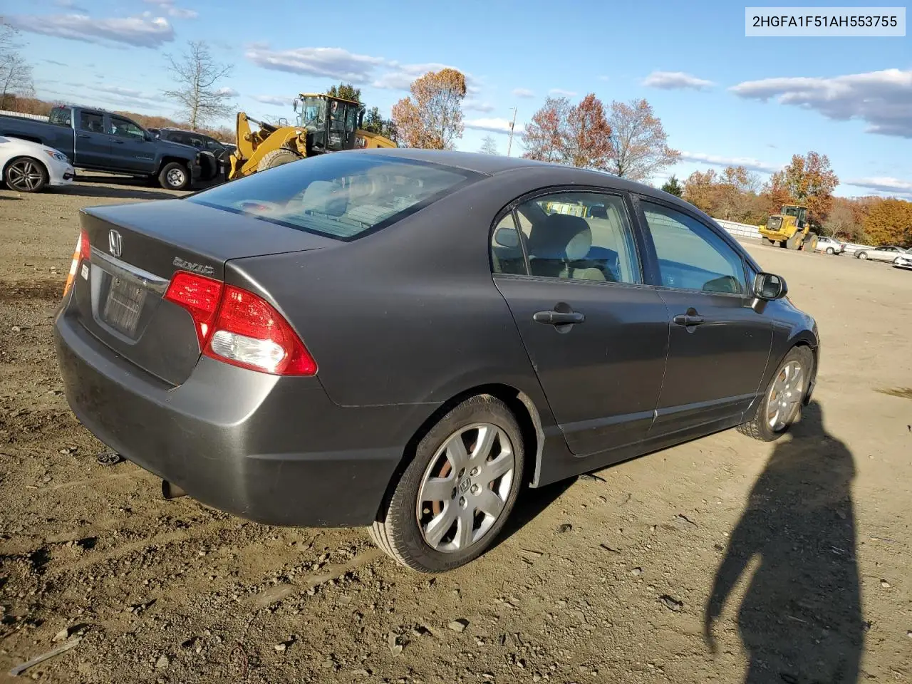 2HGFA1F51AH553755 2010 Honda Civic Lx