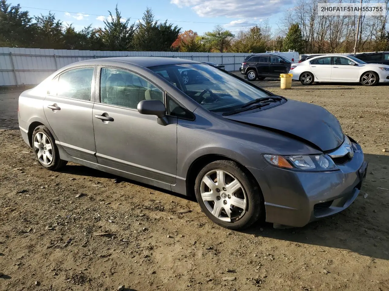 2HGFA1F51AH553755 2010 Honda Civic Lx