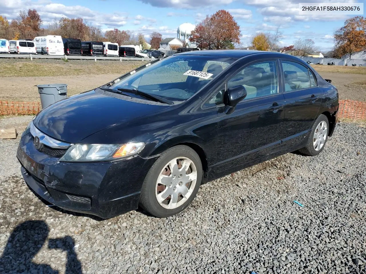 2HGFA1F58AH330676 2010 Honda Civic Lx