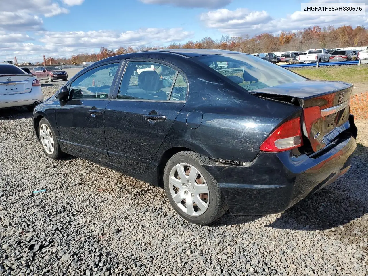 2HGFA1F58AH330676 2010 Honda Civic Lx