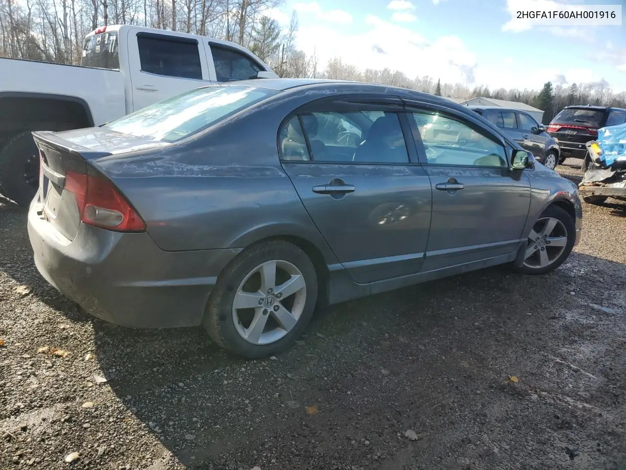 2HGFA1F60AH001916 2010 Honda Civic Lx-S